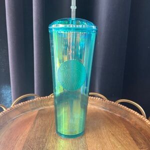 Starbucks Blue Iridescent 24oz Tumbler